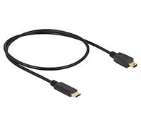 83335 Cable USB 2.0 Mini USB-B Plug,USB C Plug chapado en oro DELOCK