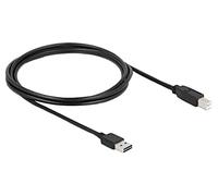 83359 Cable USB 2.0 USB A macho de doble cara, macho USB B 2m DELOCK