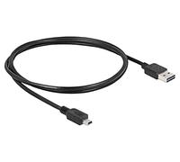 83362 Cable USB 2.0 chapado en oro 1m negro 24AWG,28AWG 480Mbps DELOCK