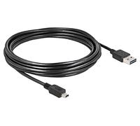 83365 Cable USB 2.0 chapado en oro 5m negro 24AWG,28AWG 480Mbps DELOCK