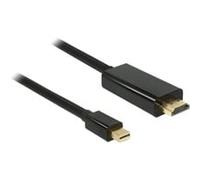 83699 adaptador de cable de vídeo 2 m Mini DisplayPort HDMI Negro negro, 2 m, Mini DisplayPort, HDMI, Macho, Macho, Oro
