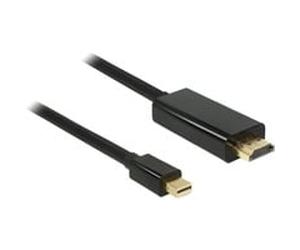83699 adaptador de cable de vídeo 2 m Mini DisplayPort HDMI Negro negro, 2 m, Mini DisplayPort, HDMI, Macho, Macho, Oro