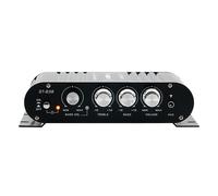 -838 Amplificador de potencia de 2.1 canales HiFi 80Wx2 Amplificador de sonido de graves estéreo con