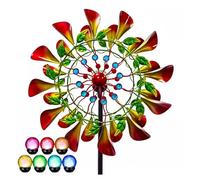 83in Wind Spinners Outdoor Metal Grande Arte del Viento Viento De 360° con CinéTica Molino De JardíN