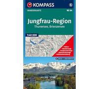 84 jungfrau region thunersee brienzersee: Hiking and cycling map in one