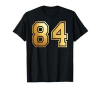 84 Número Ochenta y Cuatro Equipos Deportivos gráfico Varsity Matching Camiseta
