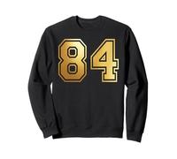84 Número Ochenta y Cuatro Equipos Deportivos gráfico Varsity Matching Sudadera
