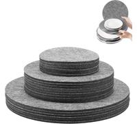 84 Piezas de separadores de Platos de Fieltro Tres tamaños Diferentes 13 cm 19 cm 27 cm, Protector de ollas apilable de Fieltro cortable, restaurantes para protección, apilables, Platos, Cubiertos,
