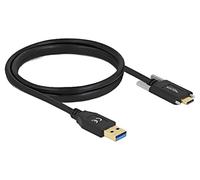 84017 Cable USB A Plug,USB C Plug 1.5m Negro 24AWG,30AWG DELOCK
