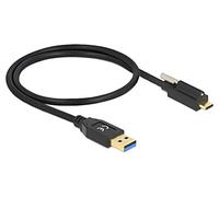 84025 Cable USB A Plug,USB C Plug 0.5m Negro 24AWG,30AWG DELOCK