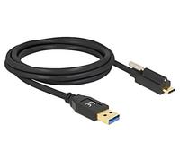 84031 Cable USB A Plug,USB C Plug 2m Negro 24AWG,30AWG DELOCK