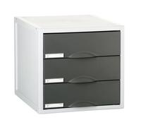 8403C GF cajonera para oficina Gris, Blanco Plástico