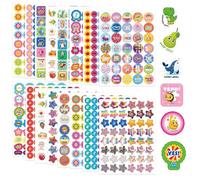 844 Pegatinas de Recompensa, Infantiles Estrellas Pequeñas Sticker de Motivación, Profesore Motivar Incentivar Alumno, Scrapbooking Decoración