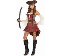 (844582-55) Adult Ladies Castaway Pirate Costume (Medium)