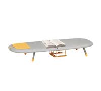 84cm Foldable Tabletop Ironing Board with Iron Rest, Compact Counter | Generous 84cm Length Surfaçe for Shirts and Light Jackets, Built In Sturdy Metal Iron Rest Stand, Foldable Compact Design