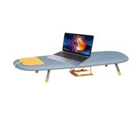 84cm Foldable Tabletop Ironing Board with Iron Rest, Compact Counter | Generous 84cm Length Surfaçe for Shirts and Light Jackets, Built In Sturdy Metal Iron Rest Stand, Foldable Compact Design