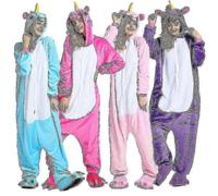 (85-Azul) Disfraz de Regenboghorn Pegasus, pijama de unicornio, mono Kigurumi