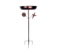 85 cm Outdoor Bird, Bath Stake Heavy Duty, Metal Bee Watering Station, Quality Garden Bird Feeder Bath Sturdy Design, Hummingbird Bee Water Dish, Patio Wildlife Garden Decor and Event Use