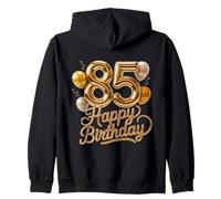 85 Feliz Cumpleaños 85 Aniversario Hombres Mujeres Sudadera con Capucha