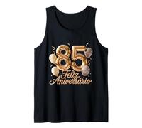 85 Feliz Cumpleaños Portugal Feliz Cumpleaños Portugués Camiseta sin Mangas