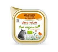85 g Almo Nature Bio Organic Maintenance Grain Free Pavo tarrina para gatos