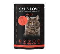 85 g Cat’s Love Adult Vacuno en Gelatina sobre para gatos