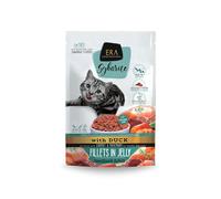 85 g ERA Sybarite Sterilised Adult Pato Filetes en Gelatina Sobre para gatos