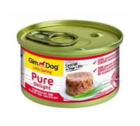 85 g GimDog Pure Delight Atún con ternera lata para perros