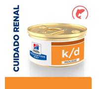 85 g Hill's Prescription Diet k/d Mousse de Salmón lata para gatos