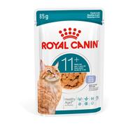 ROYAL CANIN comida húmeda para gatos, Senior Ageing 11+, gelatina 12x85g