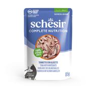 Schesir Adult Filetes de Atún con Anchoas en Gelatina Sobre para Gatos 85 gr