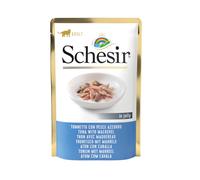85 g Schesir Adult Atún con Caballa sobre para gatos