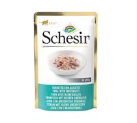 Schesir Adult Filetes de Atún con Anchoas en Gelatina Sobre para Gatos 85 gr