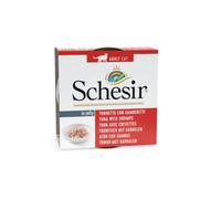 85 g Schesir Adult Atún y Gambas lata para gatos