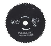 85 Mm * 10 Mm 72T HSS Hoja de Sierra Circular Rueda de Disco de Corte para Madera Metal Mini Hojas de Sierra Circular Plástico 85 Mm Me Los Bordes de Corte Afilados Aseguran un