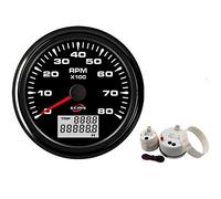 85 mm GPS velocímetro 0-35Knots 0-40MPH con pantalla LCD for odómetro de embarcación yate marino Para laboratorio(B)