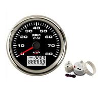 85 mm GPS velocímetro 0-35Knots 0-40MPH con pantalla LCD for odómetro de embarcación yate marino Para laboratorio(E)