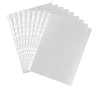 85 unidades A4 fundas transparentes para folletos, extrafuertes, transparentes, estables, para guardar papel, fotos, documentos