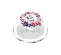 85 Years Loved Floral 85th Birthday Men Women Anniversary PopSockets PopGrip para MagSafe