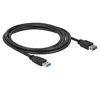 DeLock verlã ¤ ngerungskabel USB 3.0 Tipo A (Macho > USB 3.0 Tipo A Hembra (2,0 m Negro