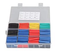 850pcs Kit de tubo de retréglito de calor de 850 pcs Soft Flame Flame Flame Retardante Reparación de manga para cables Bundling Black Black Blue verde rojo