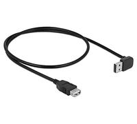 85185 Cable USB 2.0 chapado en oro 0,5m negro 24AWG,28AWG 480Mbps DELOCK