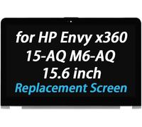 856811-001 856813-001 Repuesto para HP Envy x360 15-aq m6-aq 15-aq000 15-aq100 15-aq200 m6-aq003dx m6-aq005dx FHD 15-aq200 920 x 1 080 - Pantalla LCD táctil de 15.6 pulgadas, 30 pines, 60 Hz, con