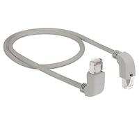 Delock Network Cable RJ45 Cat.6 S/FTP Top/Bottom Angled 0.5 m