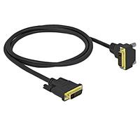 85893 Cable dual link L: 1m negro 30AWG Cable: Cu ØLeitg: 7,3 mm DELOCK
