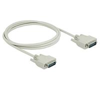 85976 Cable D-Sub 15pin macho, ambos lados L: 2m beige ØLeitg: 6mm DELOCK