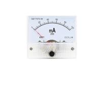 85C1 0-50mA 1mA 20mA 30mA 100mA 200mA 500mA DC Panel analógico amperios medidor de corriente amperímetro calibre 85C1 0-50mA miliamperímetro