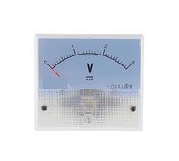 85C1 85C1-V DC Panel analógico Voltímetro Amperímetro Amp Voltímetro Medidor 1-500V/ V(15V)