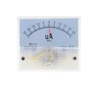 85C1 Amperímetro positivo y negativo CC Miliamperímetro Microamperímetro ± 25 UA 50 UA 100 UA 200 mA 300 mA 5 A 10 A Bidireccional 1 ud.(-50uA To 50uA)