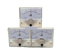 85C1 Amperímetro positivo y negativo CC Miliamperímetro Microamperímetro ± 25 UA 50 UA 100 UA 200 mA 300 mA 5 A 10 A Bidireccional 1 ud.(-500uA To 500uA)